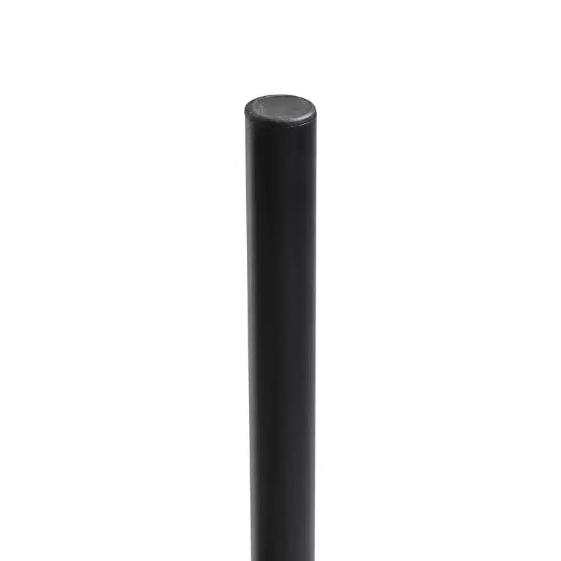 Struttura letto in metallo con testiera e pediera, nero (una piazza e mezza/matrimoniale)