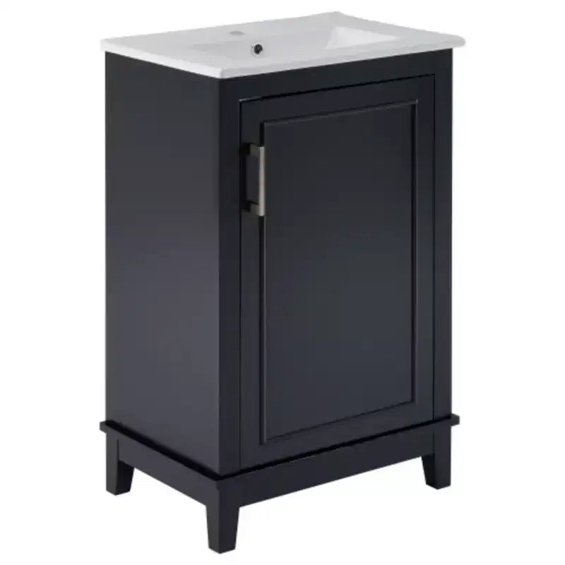 Mobile bagno da 50 cm con lavabo in ceramica