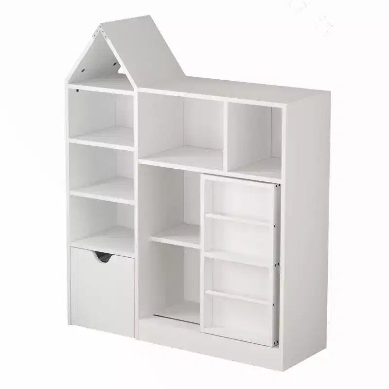 Organizzatore portaoggetti a 3 ripiani con 8 scomparti e cassetto estraibile