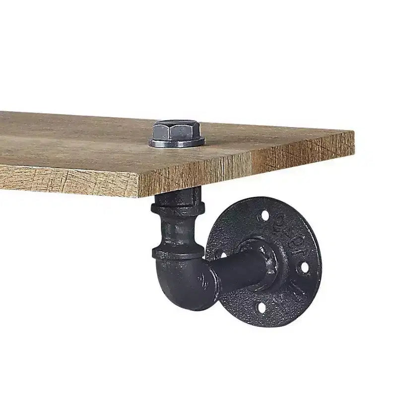 Scaffale a muro con struttura in metallo da 18" e schienale aperto