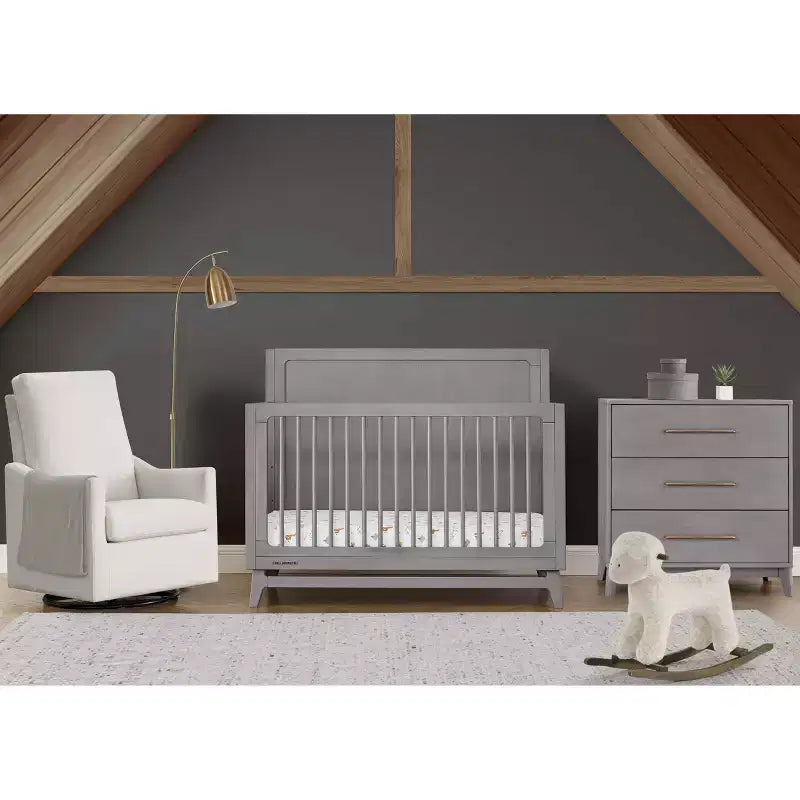 Culla convertibile 6 in 1 con design di metà secolo